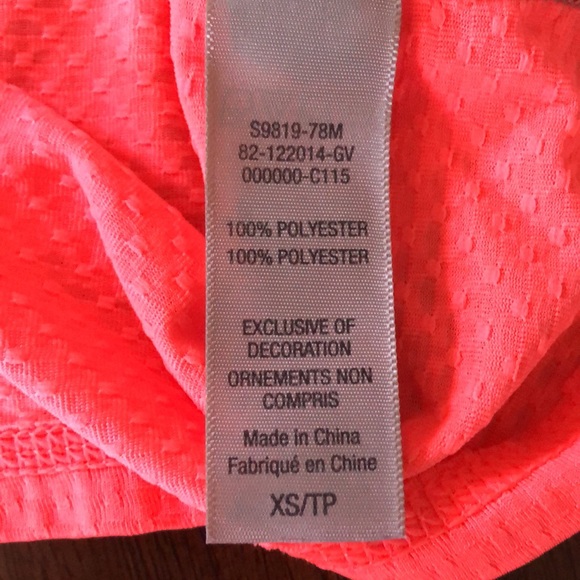 🎾 Champion Bright Coral DuoDry Capped Sleeved Athletic Top - Picture 6 of 8